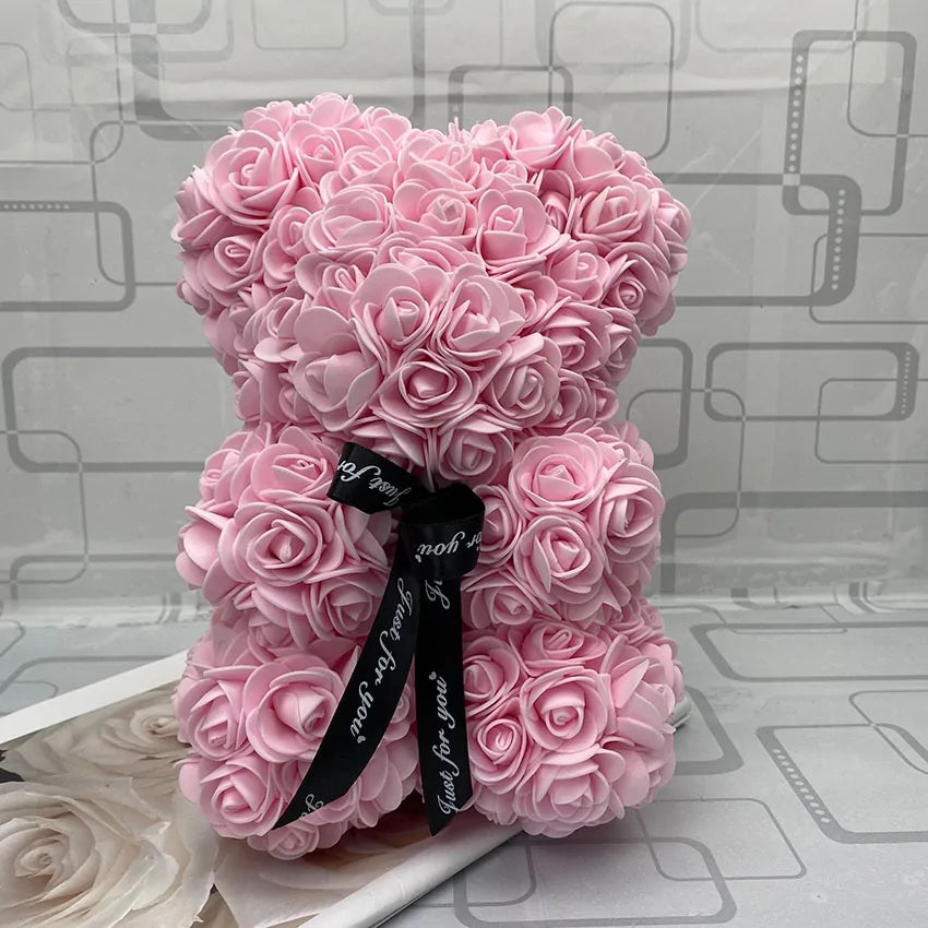 25cm Red Rose Teddy Bear Gift