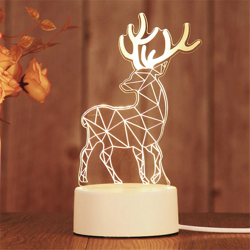 3D LED Night Light Lamp GIFT