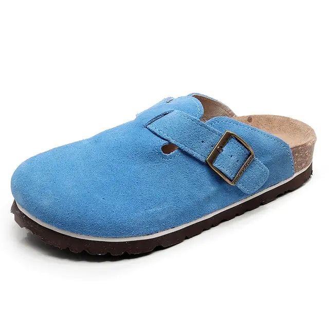 Women Closed Toe Cork Slippers