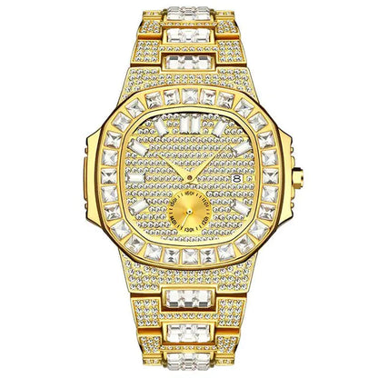 Luxury Rhinestone Calendar Watch