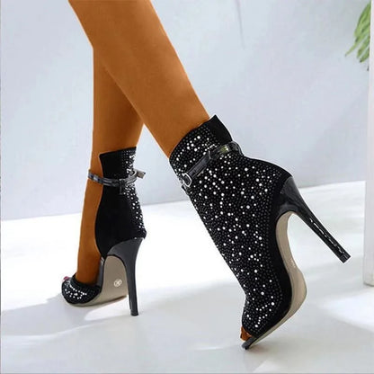 Pumps Crystal High Heels For Women