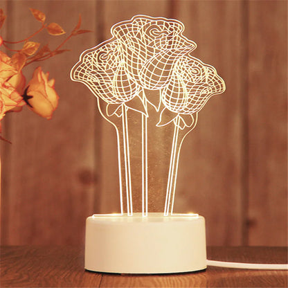 3D LED Night Light Lamp GIFT