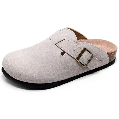 Women Closed Toe Cork Slippers