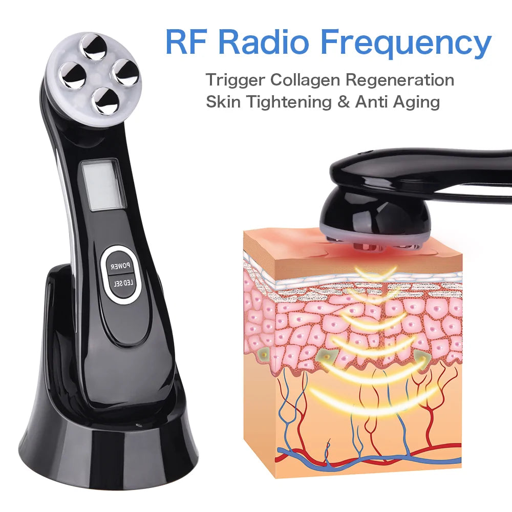 Facial 5-In-1 LED Skin Tightening Beauty GIFT