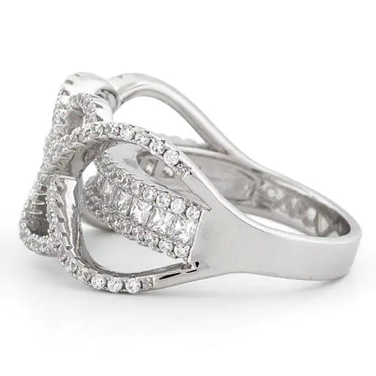 Ring Ceremony Double Infinity 2 In 1 CZ Ring Jewlery