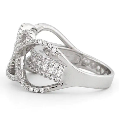 Ring Ceremony Double Infinity 2 In 1 CZ Ring Jewlery