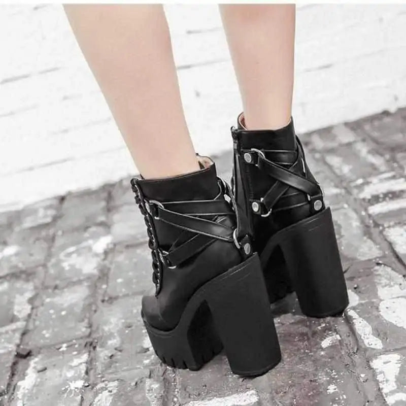 Jessica Platform Boot Heels