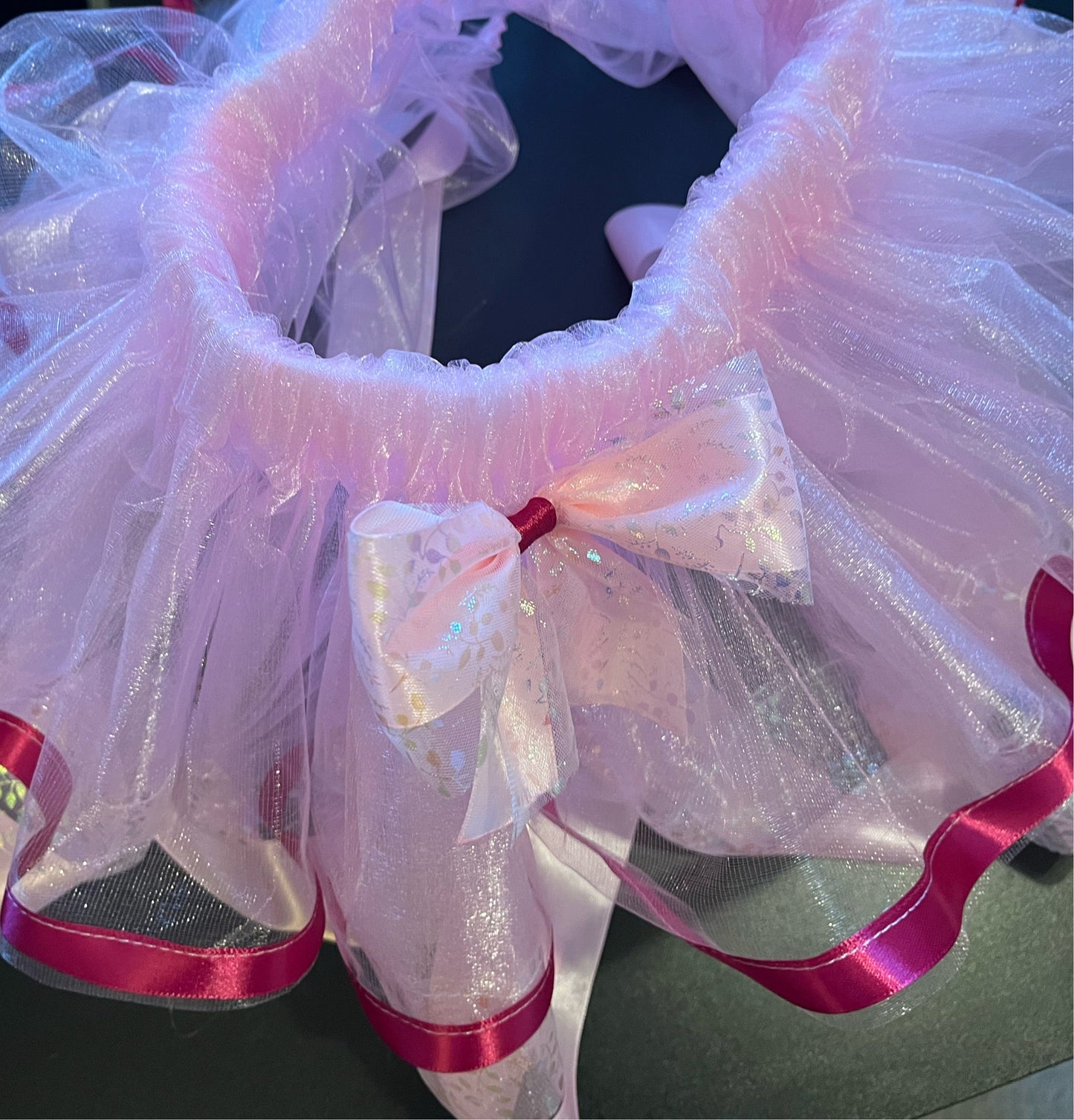 Tutu Skirt Tulle and Ribbon Skirt