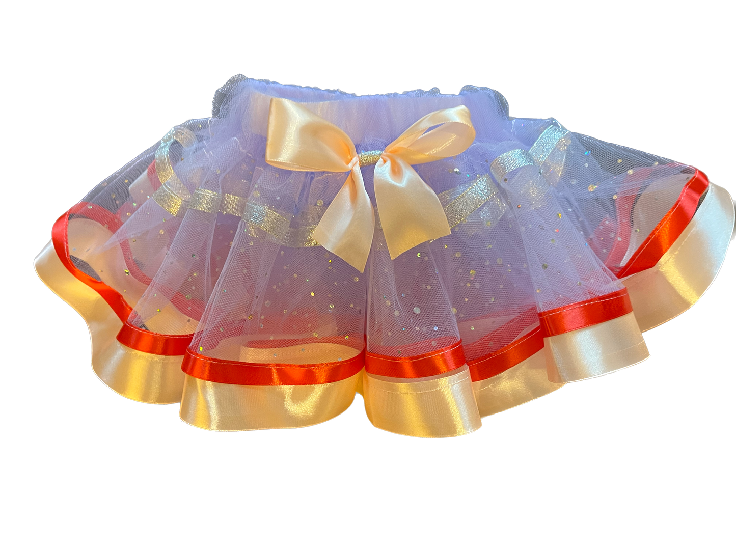 Tutu Skirt Tulle and Ribbon Skirt