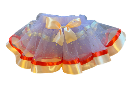 Tutu Skirt Tulle and Ribbon Skirt