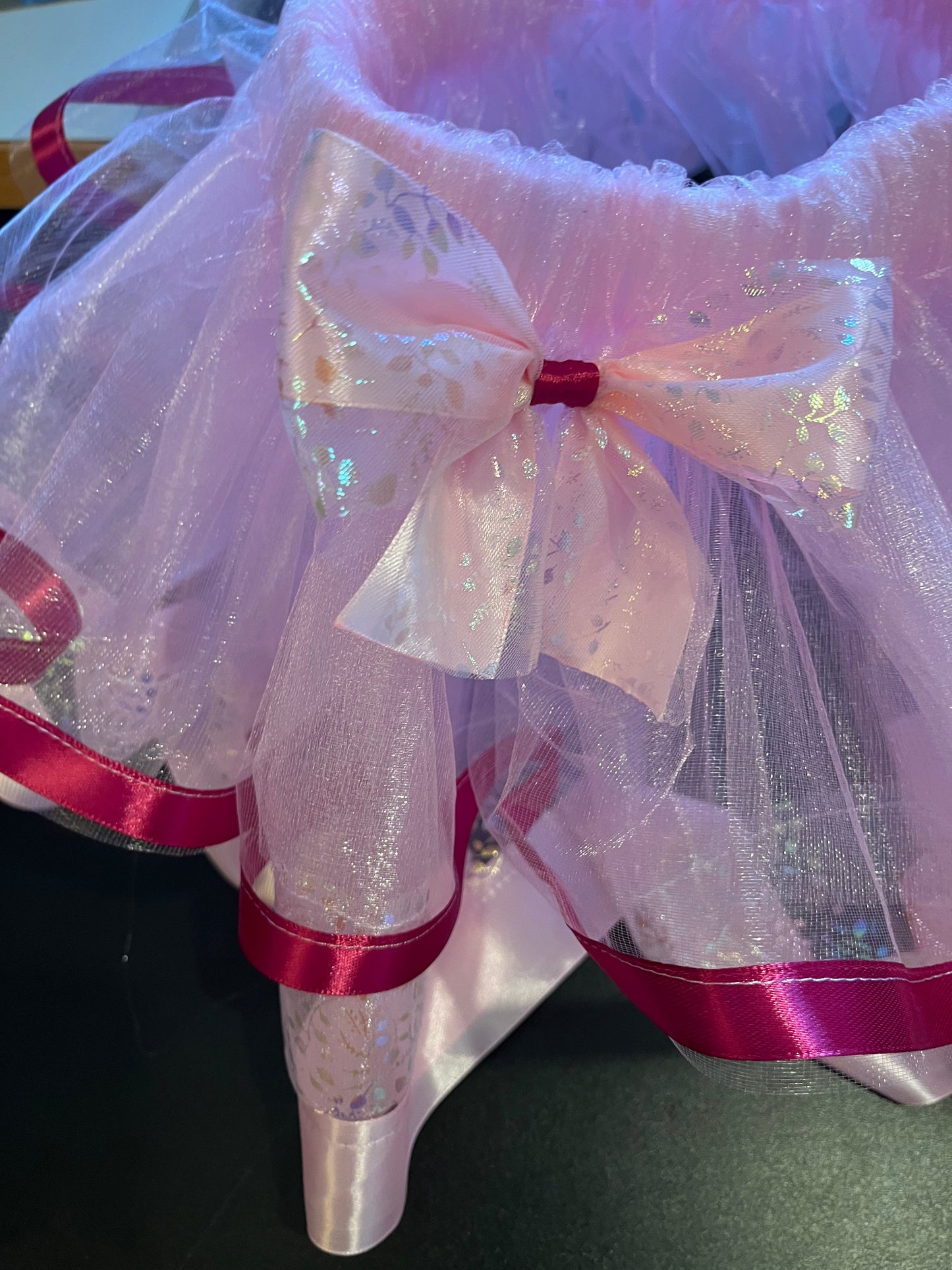 Tutu Skirt Tulle and Ribbon Skirt