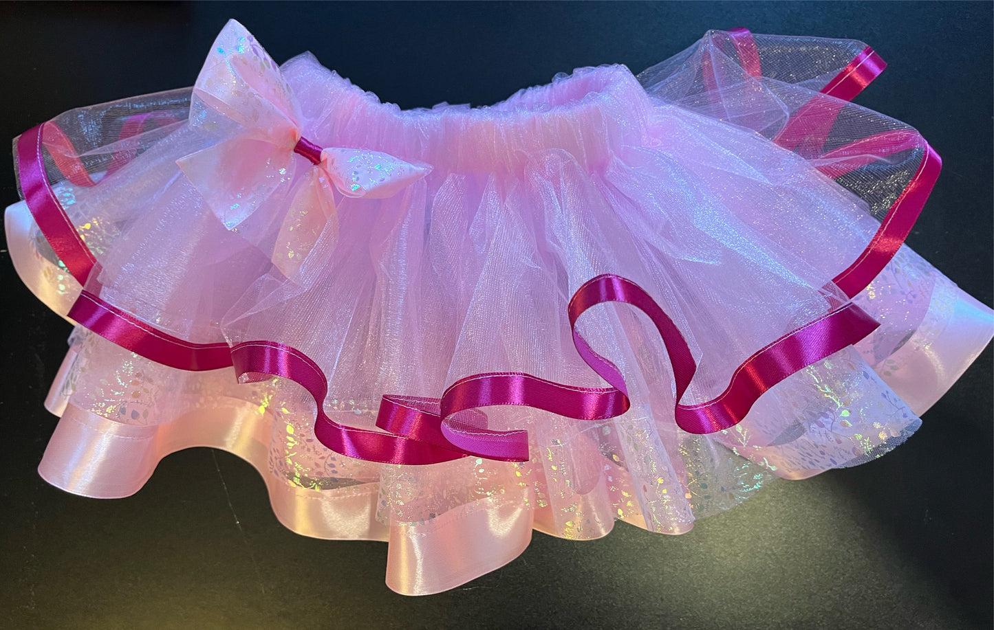 Tutu Skirt Tulle and Ribbon Skirt