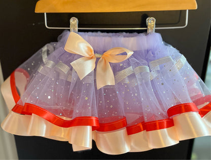 Tutu Skirt Tulle and Ribbon Skirt