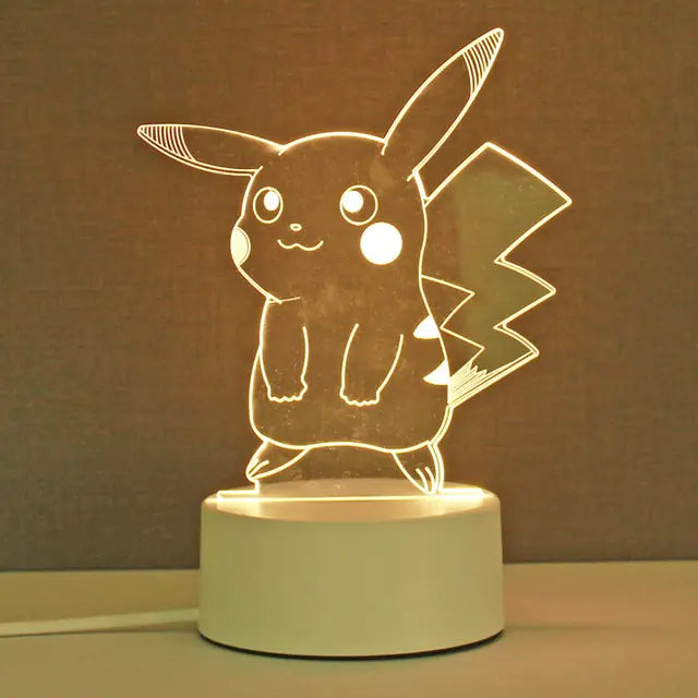 3D Led Night Light Anime Figures