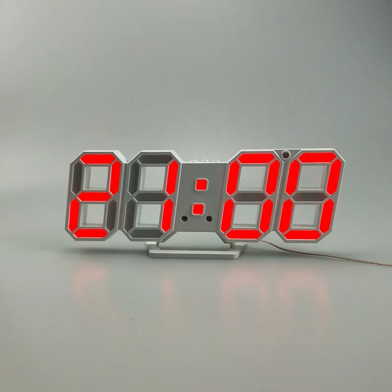 3D LED Digital Wall Clock