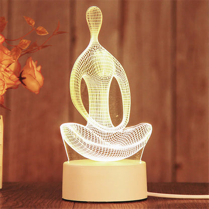 3D LED Night Light Lamp GIFT