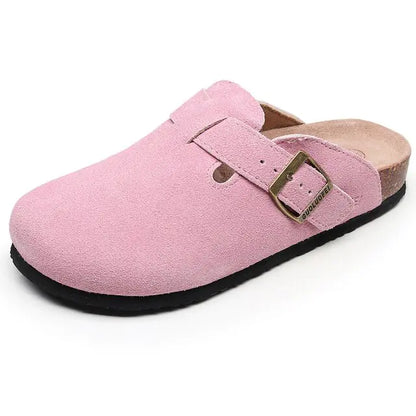 Women Closed Toe Cork Slippers