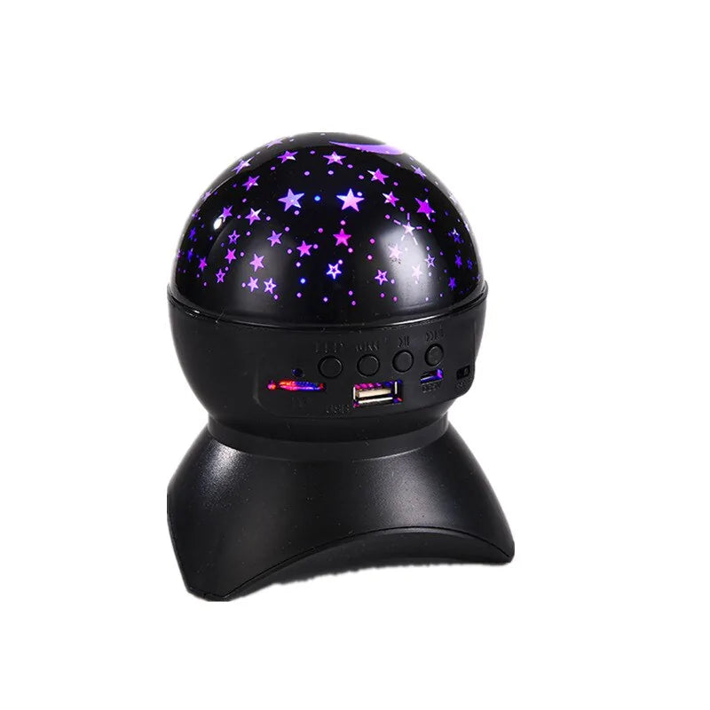 LED Laser Starry Sky Projector Lamp Speaker