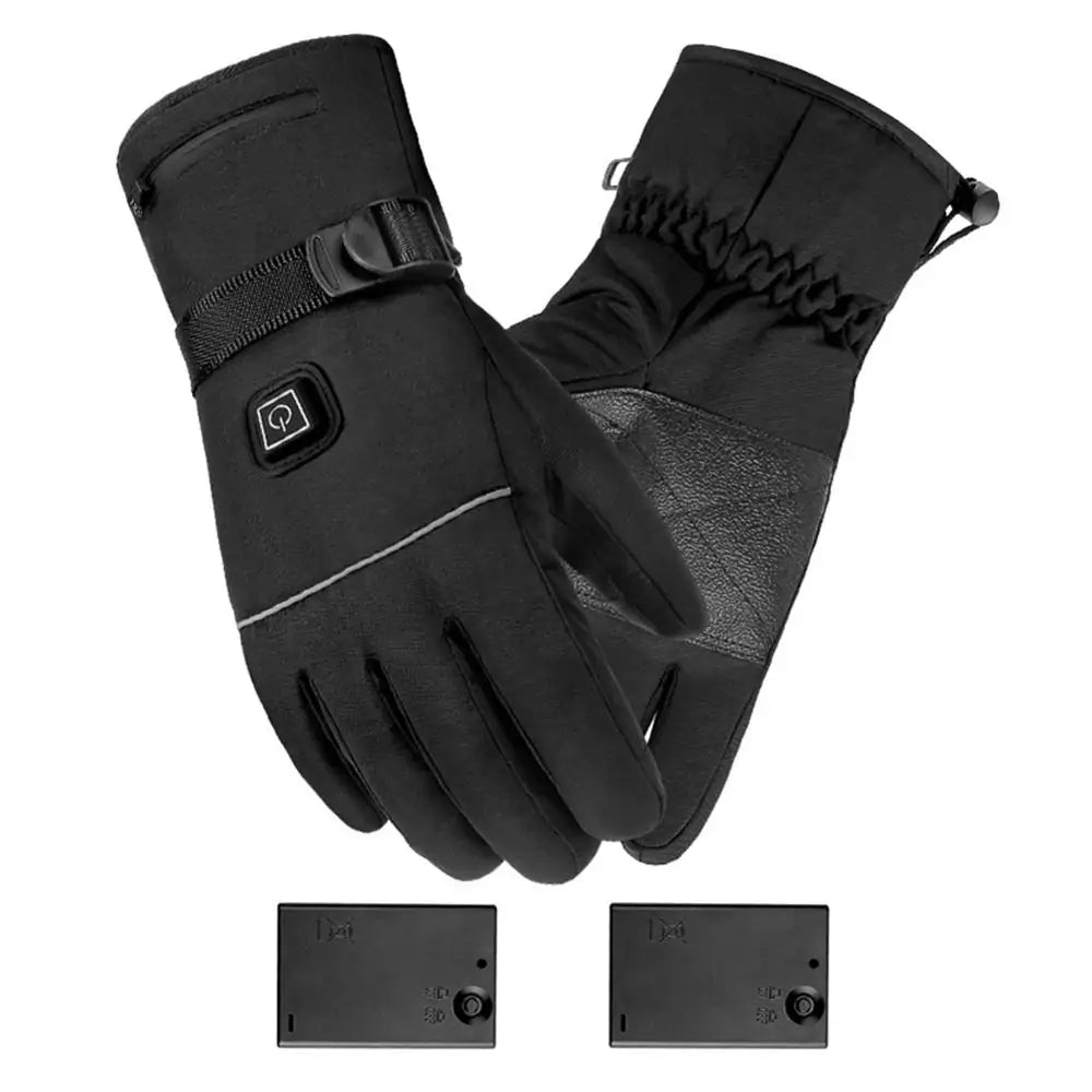 Waterproof Heated Motorcycle Gloves with Touch Screen Functionality