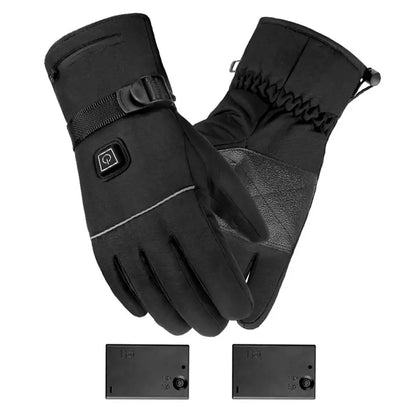 Waterproof Heated Motorcycle Gloves with Touch Screen Functionality