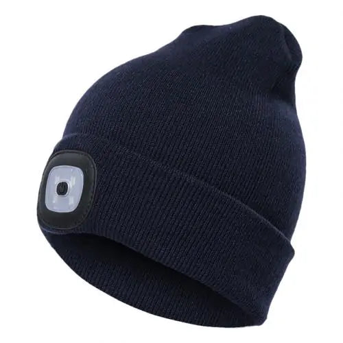 LED Lighted Unisex Winter Cap for Outdoor Activities Led Lighted Hat