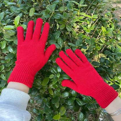 Warm Winter and Autumn Finger Gloves