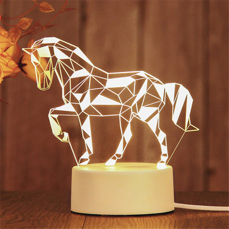 3D LED Night Light Lamp GIFT