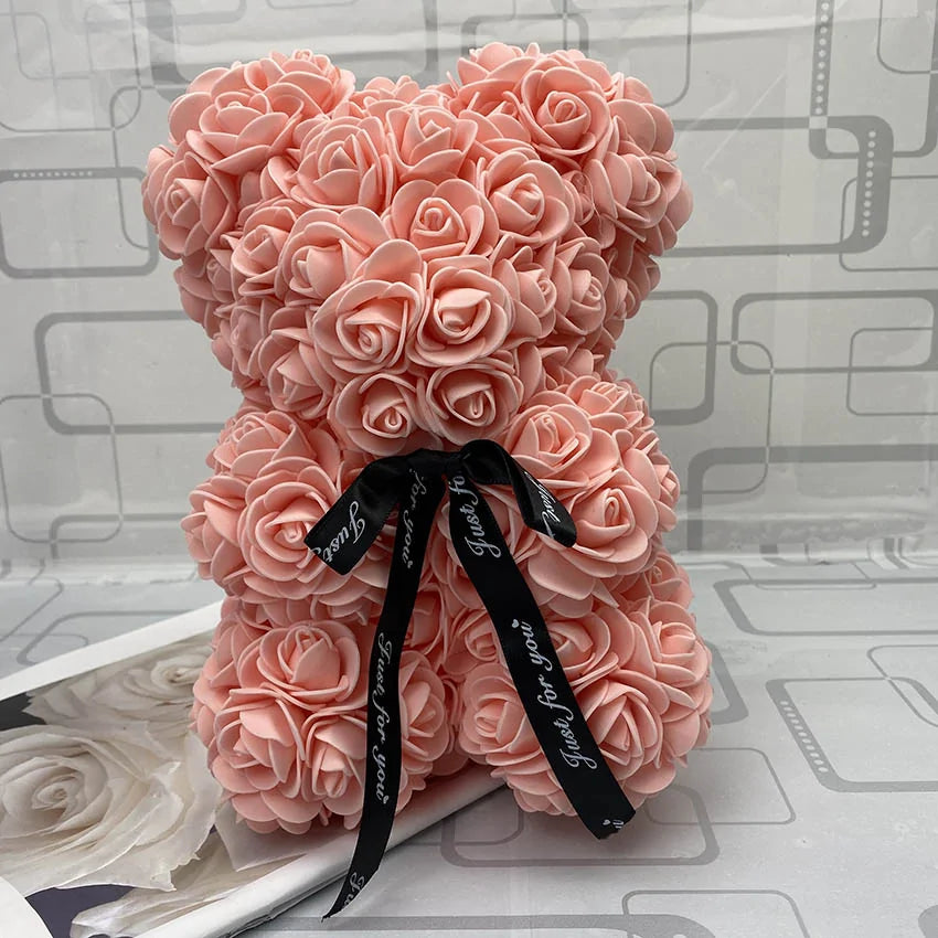 25cm Red Rose Teddy Bear Gift