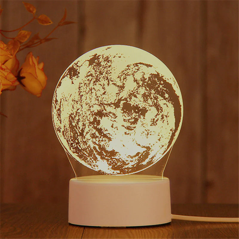 3D LED Night Light Lamp GIFT