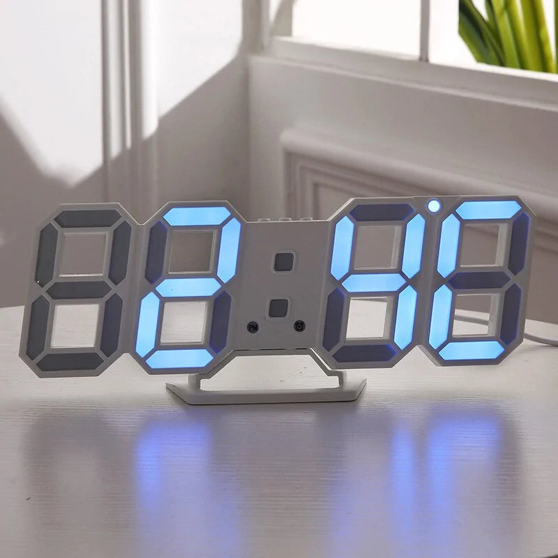 3D LED Digital Wall Clock