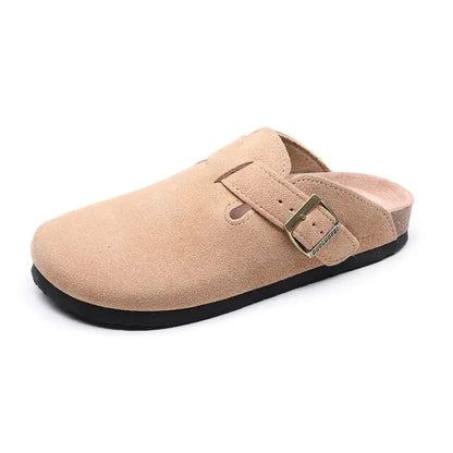 Women Closed Toe Cork Slippers