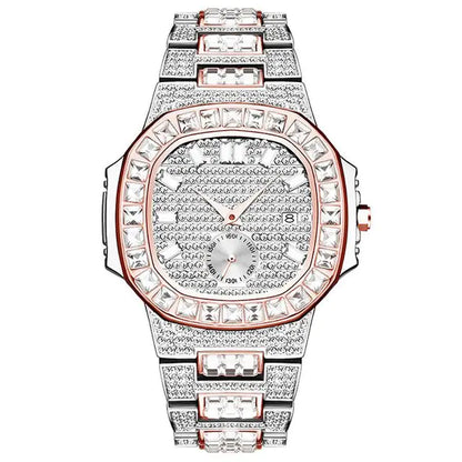 Luxury Rhinestone Calendar Watch