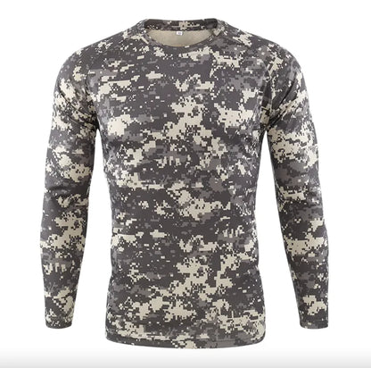 Camouflage Long-Sleeved Cycling Jersey - Outdoor Sports Gear