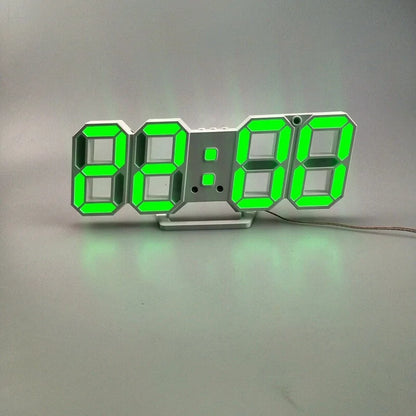 3D LED Digital Wall Clock