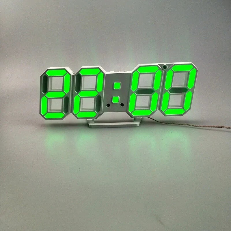 3D LED Digital Wall Clock