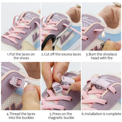 Magnetic Lock Shoelaces