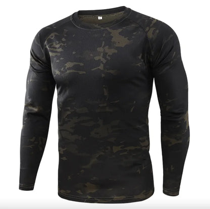 Camouflage Long-Sleeved Cycling Jersey - Outdoor Sports Gear