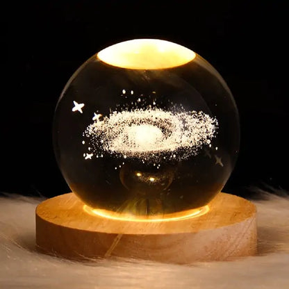 3D Laser Engraved Balls Lamp