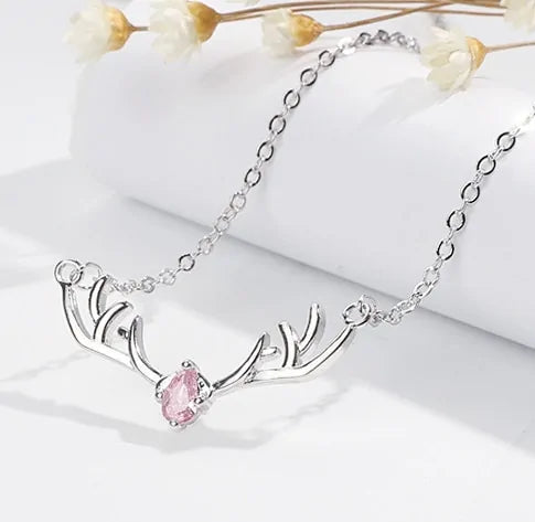 Designer Crown Pendant Sterling Silver Necklace for Women