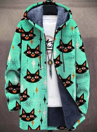 Digital Printed Stand Collar Jacket