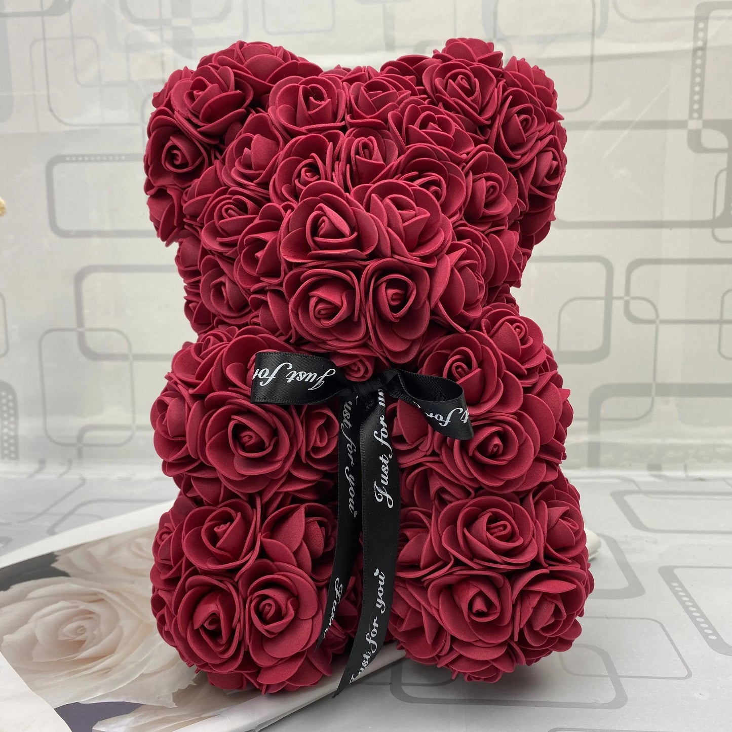 25cm Red Rose Teddy Bear Gift