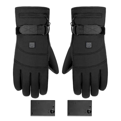 Waterproof Heated Motorcycle Gloves with Touch Screen Functionality