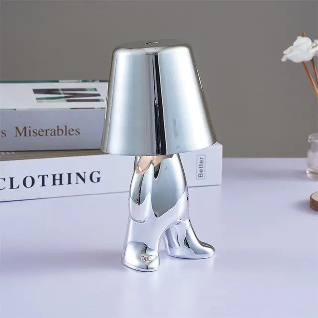 Golden Man LED Touch Lamp