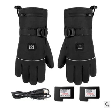 Waterproof Heated Motorcycle Gloves with Touch Screen Functionality