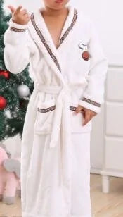 Winter Coral Fleece Thick Bathrobe Luxurious Comfort