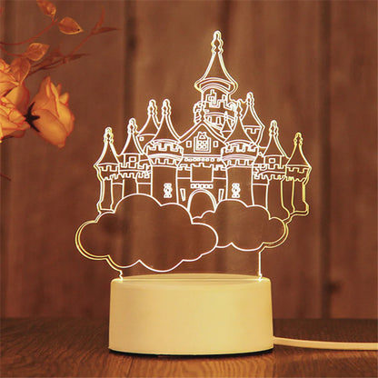 3D LED Night Light Lamp GIFT