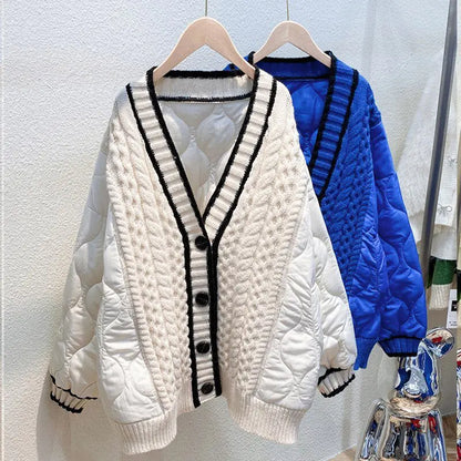 Knit Coat Cardigan Women Men Unisex