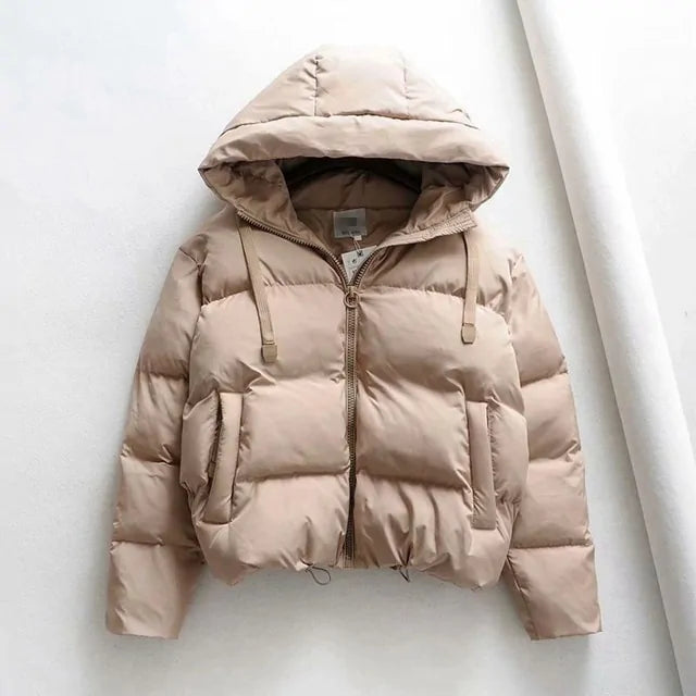 Cotton Padded Jacket Winter Hooded