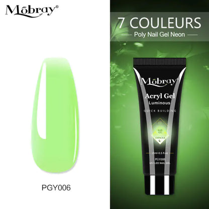 Poly Acrylic Gel: 15ML UV Gel for Nail Extension - 38 Colors